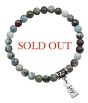 Larimar Bracelet PATIENCE IS A VIRTUE - zen jewelz