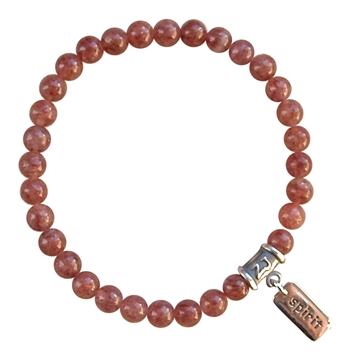 Rose Muscovite Bracelet ANTI AGING - zen jewelz