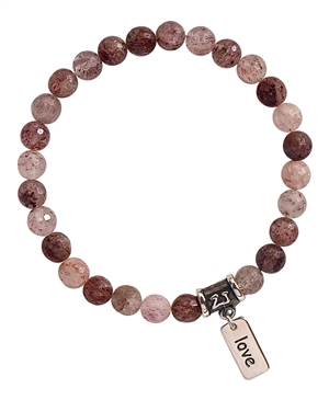 Strawberry Quartz Bracelet BLISS - zen jewelz