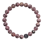 Rhodochrosite Bracelet BE POSITIVE - zen jewelz