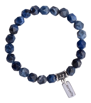 Sodalite Bracelet BREATHE - zen jewelz