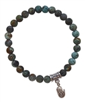 African Turquoise Jasper Bracelet TRANQUILITY - zen jewelz