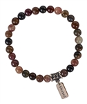 Watermelon Tourmaline Bracelet I AM BLESSED - zen jewelz