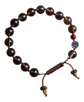 Smokey Quartz Bracelet BE STRONG - zen jewelz