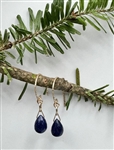 One of a kind Sapphire Gemstone Earrings - zen jewelz