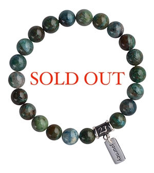 Chrysocolla Bracelet BE BRAVE - zen jewelz