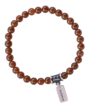 Hessonite Garnet Bracelet HIGHEST GOOD - zen jewelz