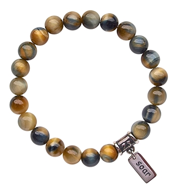 Hawk Eye Tiger Eye Bracelet SOAR - zen jewelz