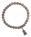 Peach Moonstone Bracelet EMOTIONAL HEALING - zen jewelz