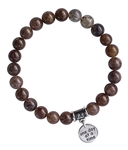 Bronze Rutilated Quartz Bracelet MUSINGS - zen jewelz