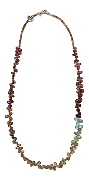 Rainbow Sapphire Necklace ALL THAT YOU NEED - zen jewelz