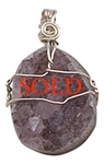 AMETHYST DRUSY Crystal Pendant - zen jewelz