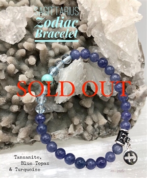 Zodiac Birthstone Bracelet SAGITTARIUS - zen jewelz by ZenJen