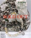 Zodiac Birthstone Bracelet SCORPIO - zen jewelz by ZenJen