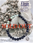 Zodiac Birthstone Bracelet VIRGO - zen jewelz by ZenJen