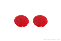 Mailbox Driveway Reflector 3 inch Red