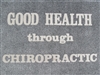 Good Health Through Chiropractic Doormat