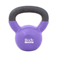 BodySport 20lb Kettlebell, Latex-Free, Light Purple