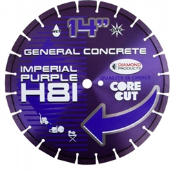 15376 12" x .110 x UNV Imperial Purple High Speed Diamond Blades