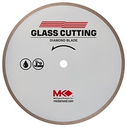 156651 MK-215GL 7"x.050x5/8" Supreme Grade Metal Bond Blade for Glass.