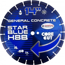 85261 Star Blue High Speed Diamond Blades GP 14"x .125 x UNV