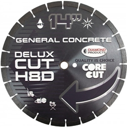20926 16" X .125 X 1" Delux-Cut High Speed Diamond Blade H8D General Purpose Concrete