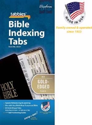 Bible Tab-Standard O&N Testament-Gold: 084371583317