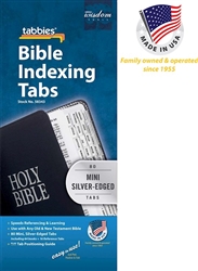 Bible Tab-Mini Tabs O&N Testament-Silver: 9789900493433