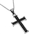 Necklace-Black Cross-I Know The Plans: 231100029114
