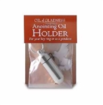 Anointing Oil-Keyring Holder-Silvertone: 634357340030