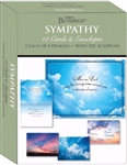 Card-Boxed-Shared Blessings-Sympathy Clouds In The Sky: 713755221827