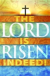 Bulletin-Lord Is Risen Indeed! (Easter) (Luke 24:34): 730817351735