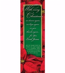 Bookmark-With Every Christmas...(Luke 2:7): 730817357515