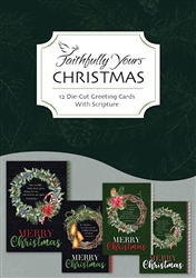 Christmas Card-Value-Christmas Wreaths Assorted: 735882785539