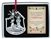 Ornament-Glory To the Newborn King Nativity w/Crystals-Silver: 785525279178