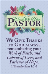 Bulletin-Love You Pastor: 815404019646
