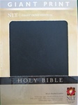 NLT Holy Bible, Giant Print Black Bonded Leather: 9781414337500