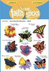 Sticker-God's Beautiful Butterflie: 9781414392639