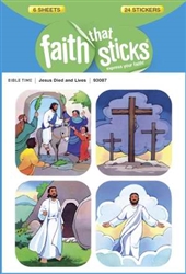 Sticker-Jesus Died & Lives : 9781414393087