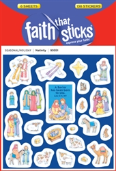 Sticker-Nativity (6 Sheets): 9781414393551