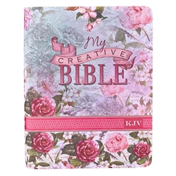 KJV My Creative Bible-Silky Floral Flexcover: 9781432114879
