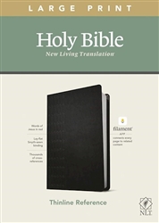 NLT Large Print Thinline Reference Bible/Filament Enabled Edition: 9781496444905