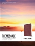 The Message/Large Print Bible (Numbered Edition): 9781576838464