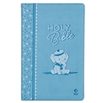 Bible NLT For Infants-Faux Leather-Blue: 9781639524693