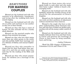 Beatitudes for Married Couples