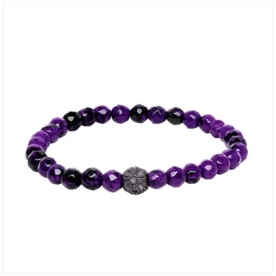 Black/Purple Bracelet