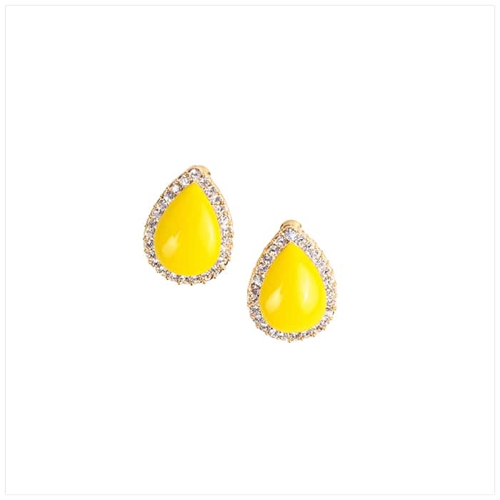 Yellow Drop Earrings