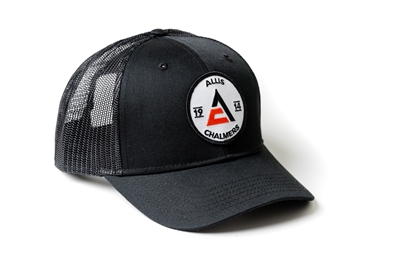 Allis Chalmers Hat, 1914 Logo, Black Mesh