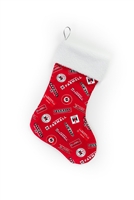 IH Farmall Logo Toss Christmas Stocking, Red