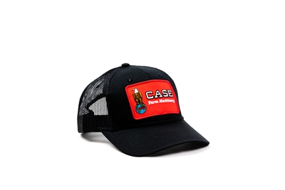 Case Eagle Logo Hat, Black Mesh